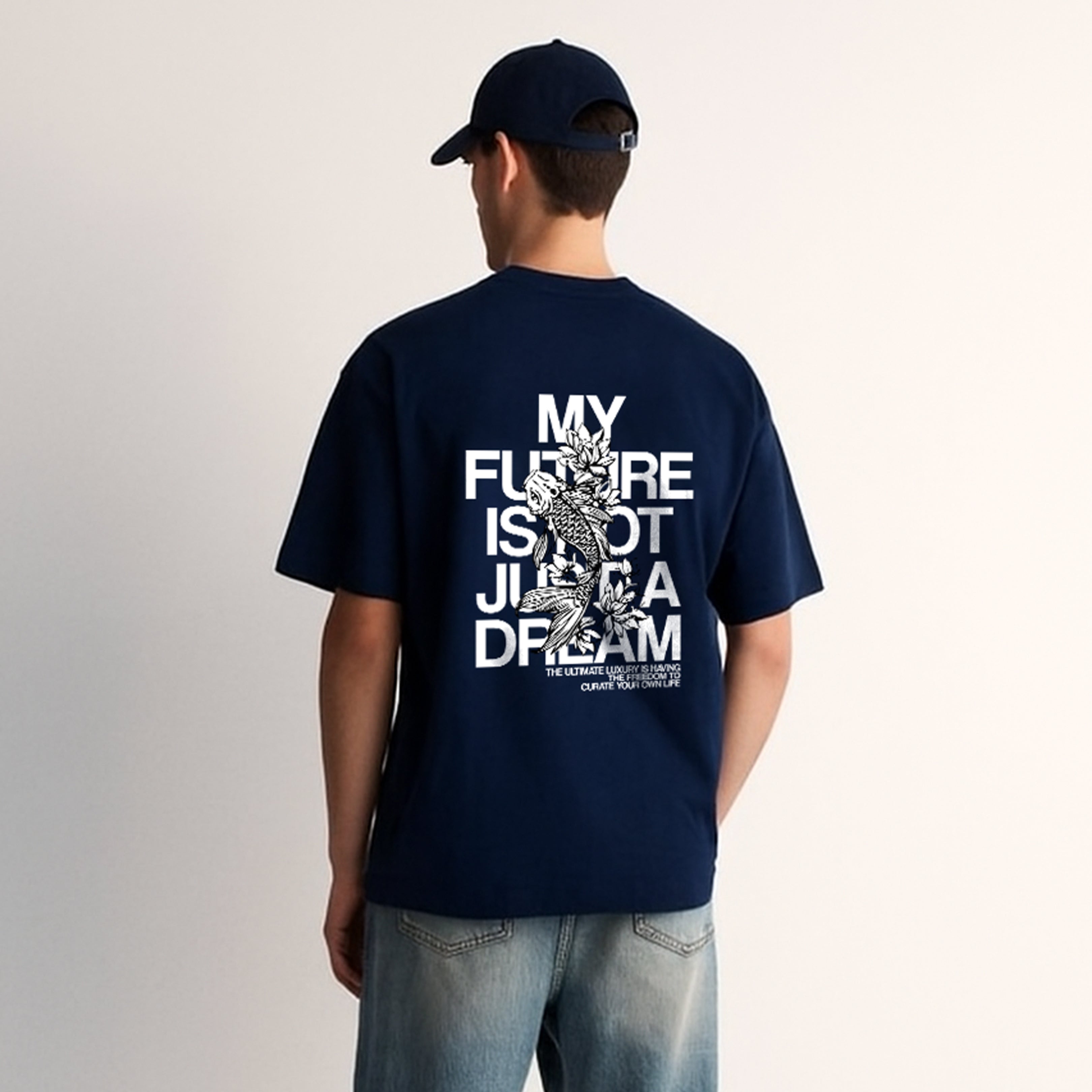 FUTURE - Oversized Navy Blue T-shirt | Color Edition 2 | Unisex