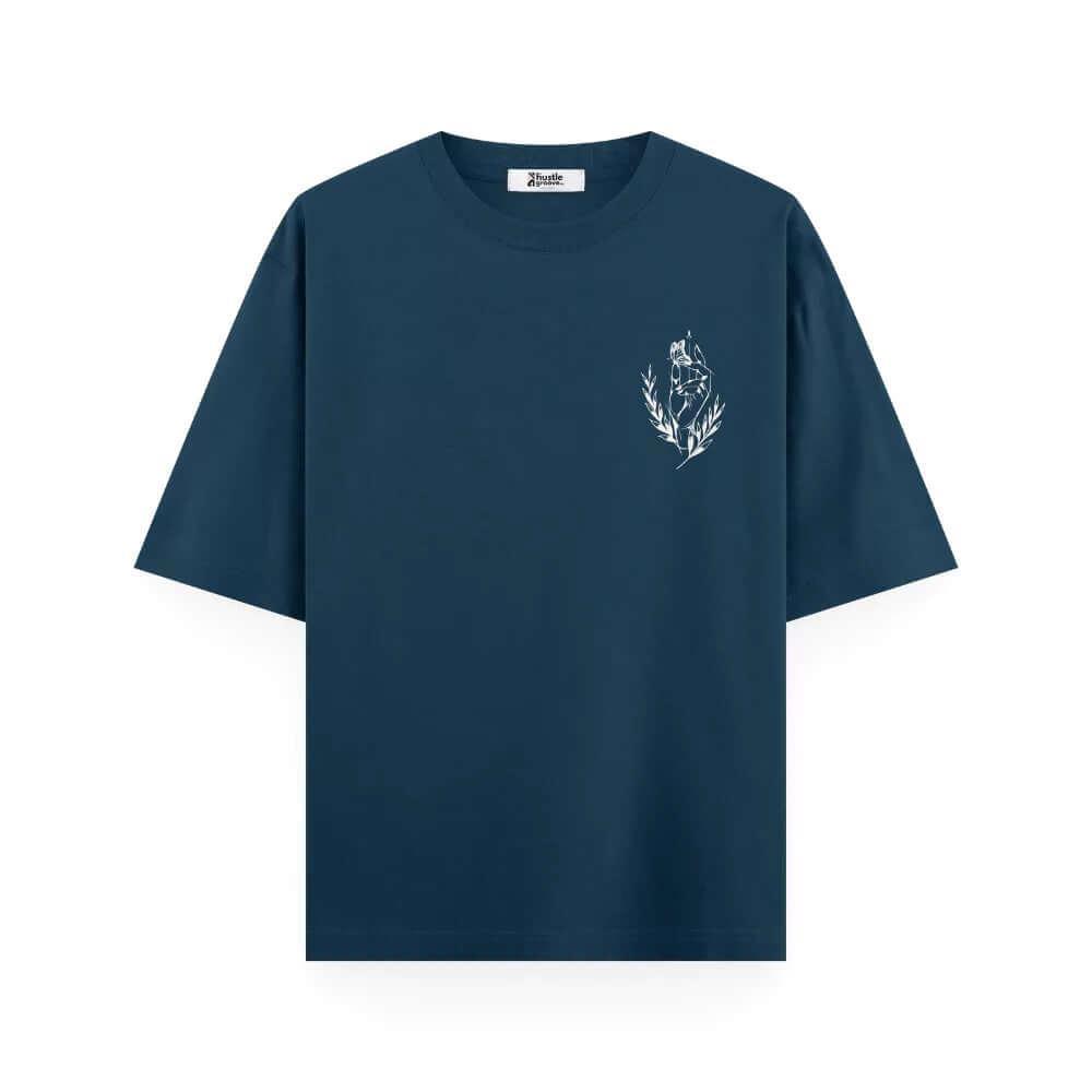 Buy HUstle Blue T- shirt