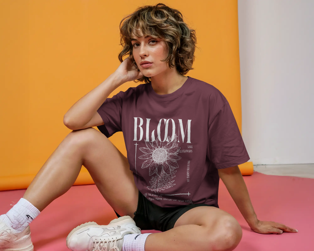 BLOOM - MAROON DARK EDITION T-SHIRT