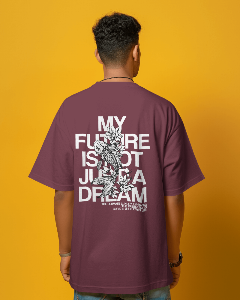 FUTURE - Oversized Maroon T-shirt | Color Edition 2 | Unisex