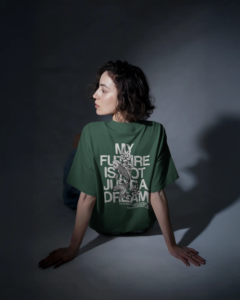 FUTURE - Oversized Bottle Green T-shirt | Color Edition 2 | Unisex