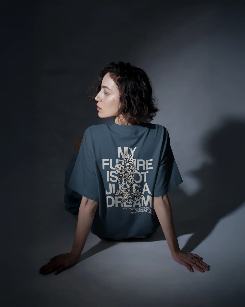 FUTURE - Oversized Petrol Blue T-shirt | Color Edition 2 | Unisex