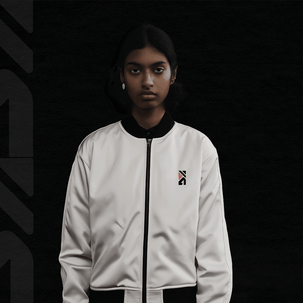 White Bomber Jacket
