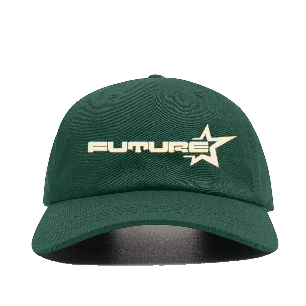 Future Star Embroidery Text - Red Baseball Cap