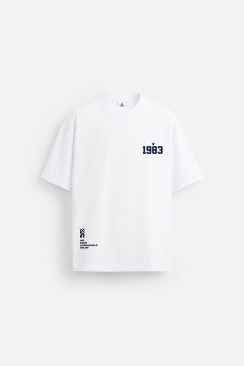1983 INDIA WORLD CUP TSHIRT - WHITE