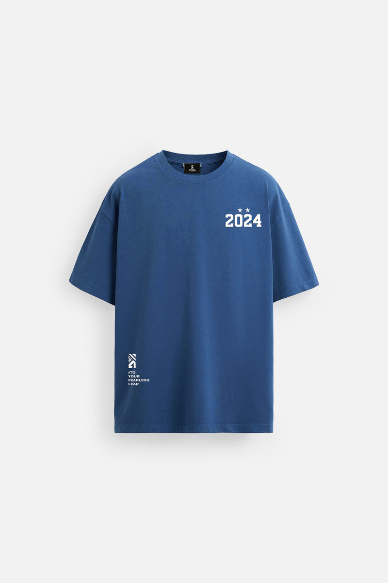 2024 INDIA WORLD CUP TSHIRT - DIESEL BLUE