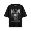 Hustle Bloom Black T-shirts 