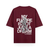 Buy UNISEX Oversized Maroon T-shirt