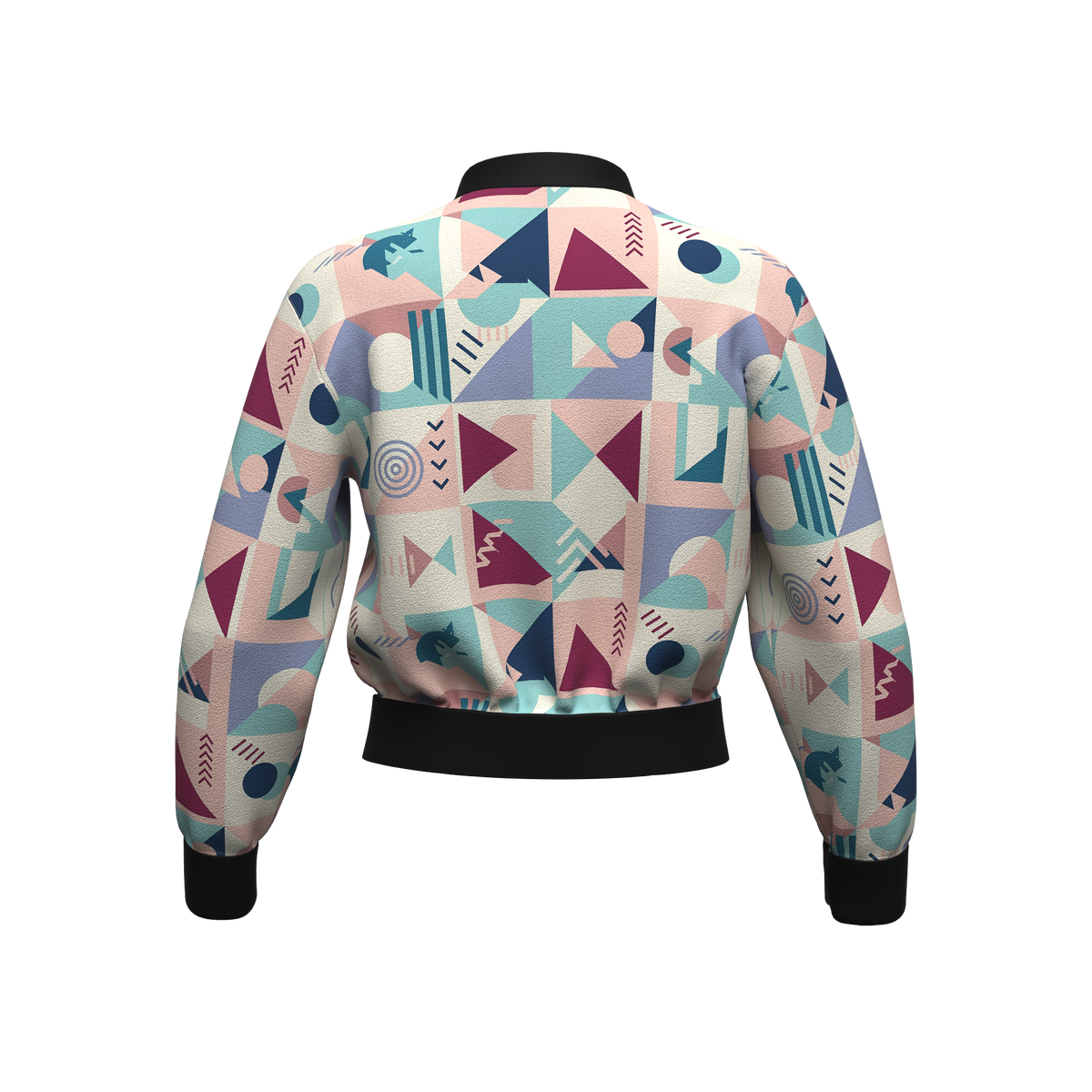 THGC Fortress – Pastel GeoMatrix AOP Bomber Jacket