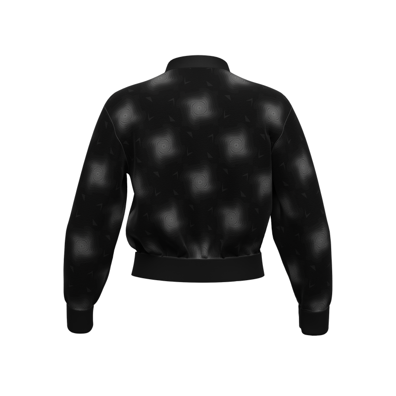 THGC Fortress – Shadow Vortex AOP Womens Bomber Jacket