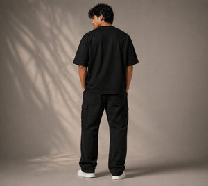 GO. Oversized Black Tshirt