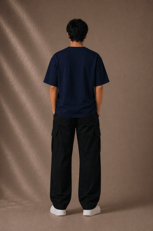 GO. Oversized Navy Blue Tshirt