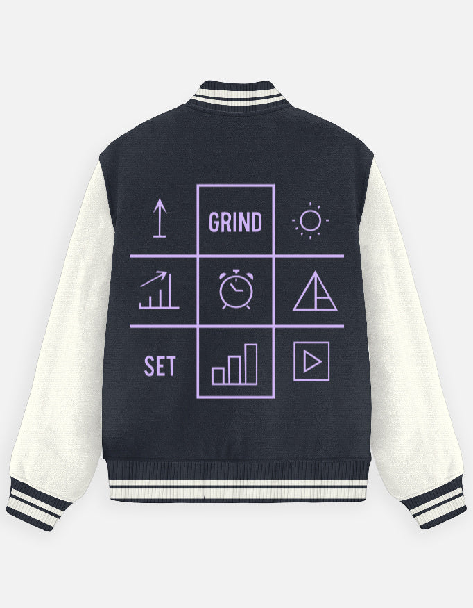 THGC Fortress – Unisex Varsity Jacket Grind Set Edition