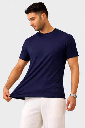 THGC Basics - Original Supima Mens Navy Blue T-shirt