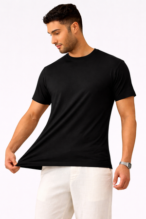 THGC Basics - Original Supima Mens Black T-shirt