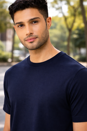 THGC Basics - Original Supima Mens Navy Blue T-shirt