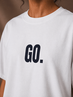 GO. Oversized White Tshirt
