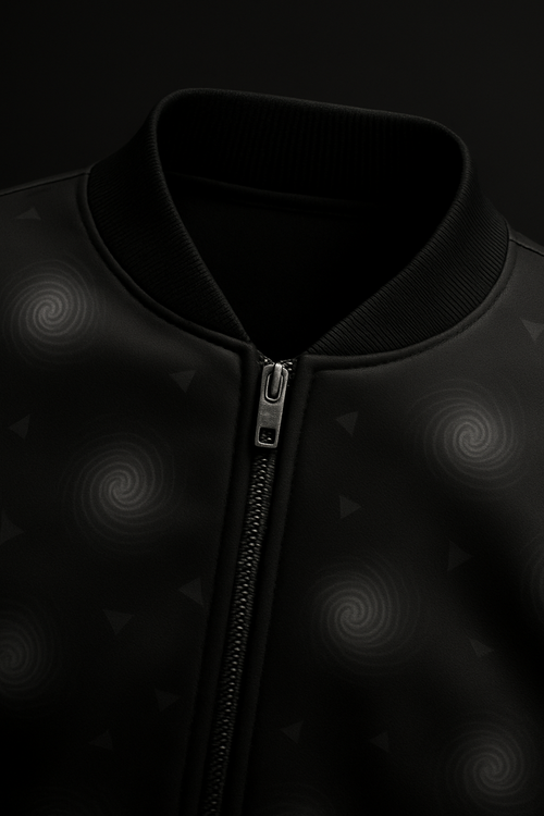 THGC Fortress – Shadow Vortex AOP Womens Bomber Jacket