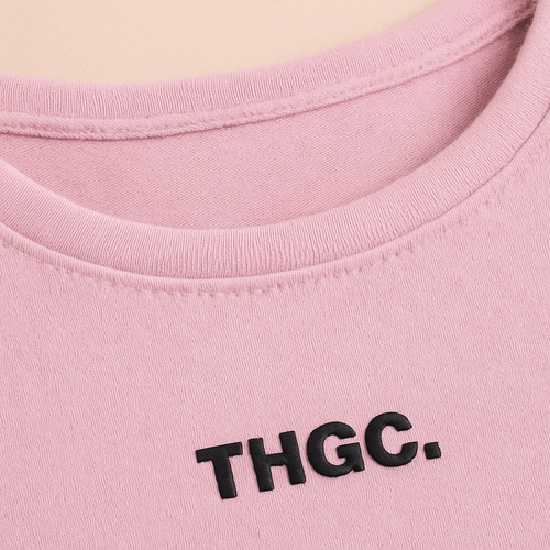 THGC Basics Textmark Logo Crop Top