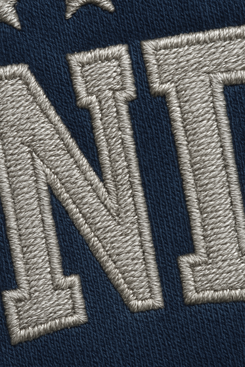 INDIA CHAMPIONS EMBROIDERY OVERSIZE HOODIE - NAVY BLUE