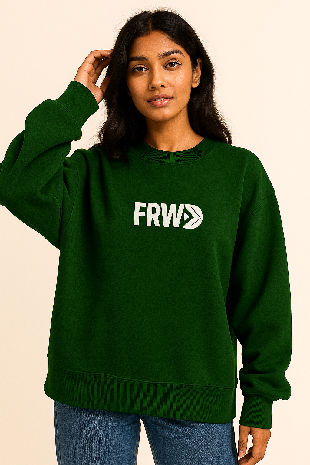 THGC Essentials – FRWD Dark Edition Oversized Womens Sweatshirt
