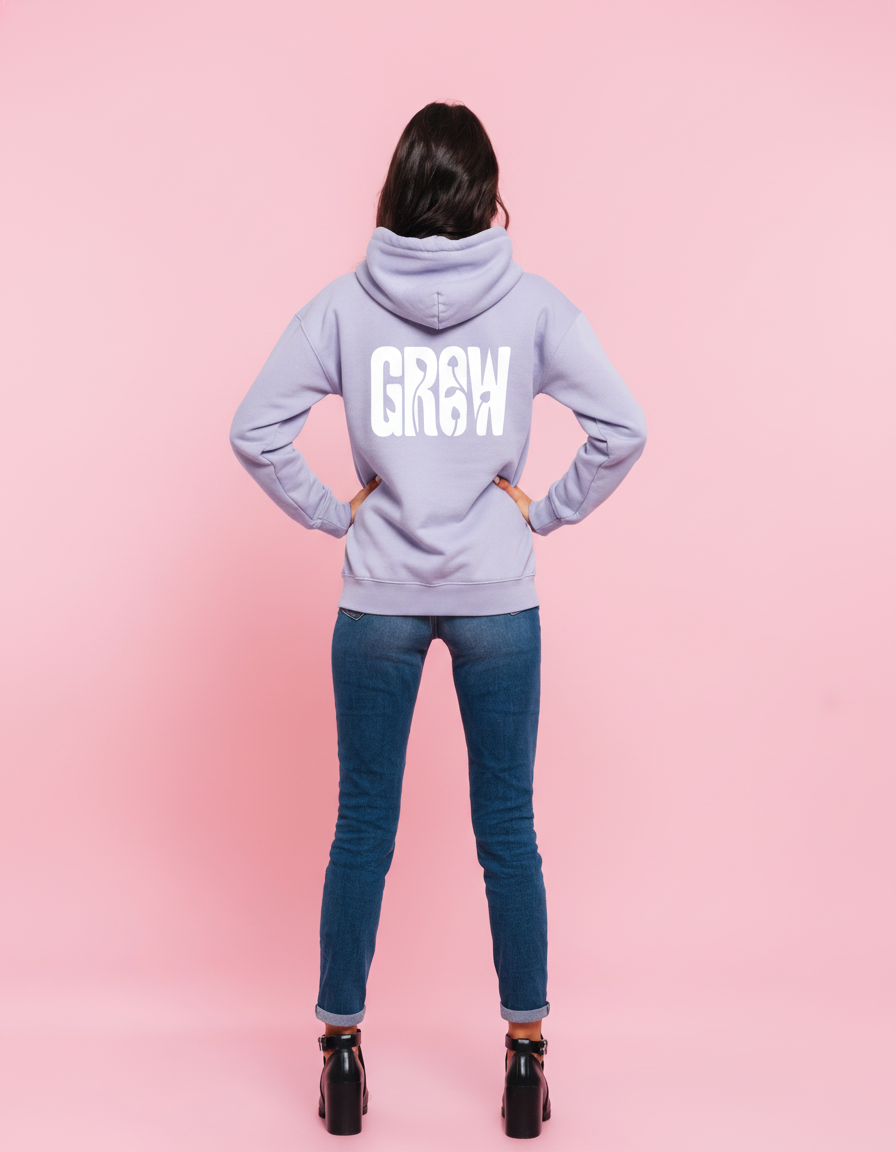 THGC Fortress – "GROW" Oversized Womens Hoodie