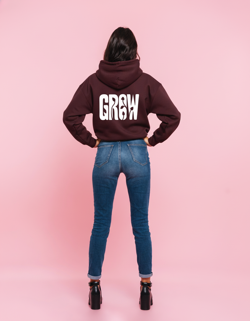 THGC Fortress – "GROW" Oversized Womens Hoodie