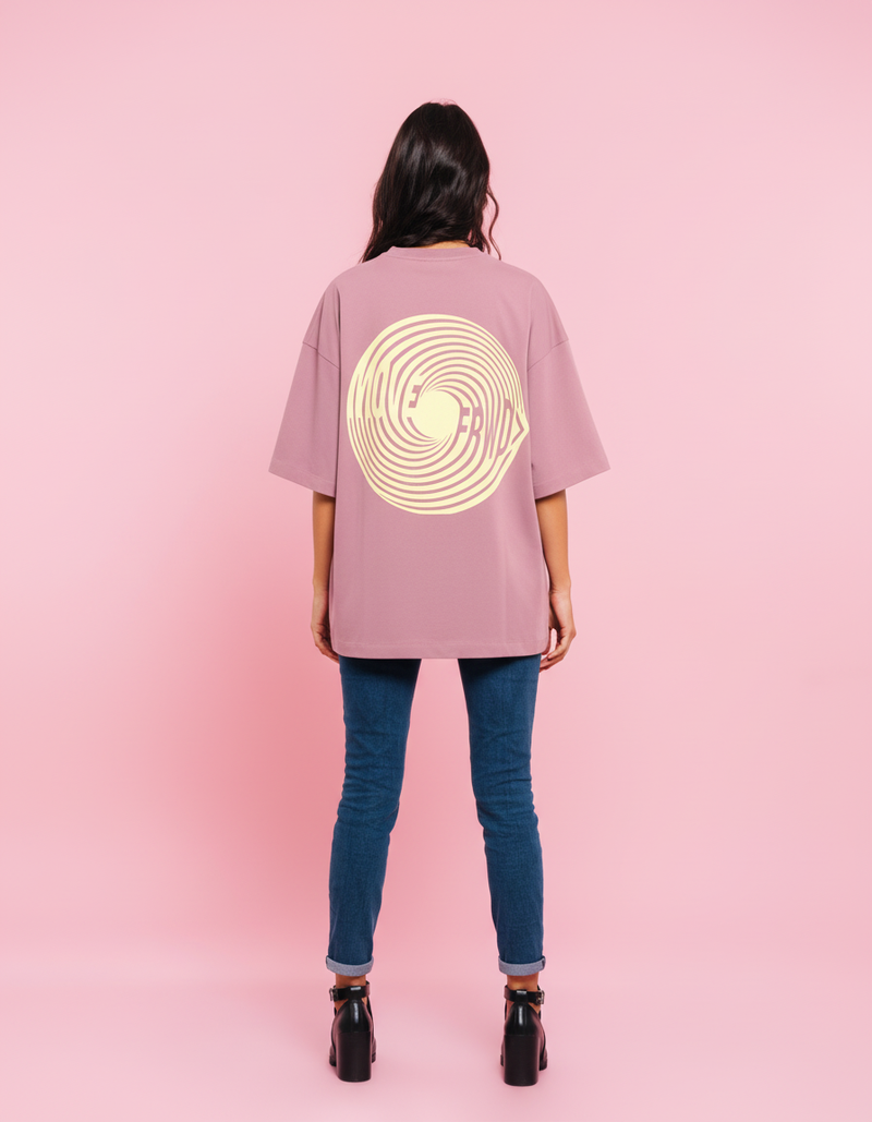 THGC Essentials Move Forward Oversized French Terry Womens T-shirt