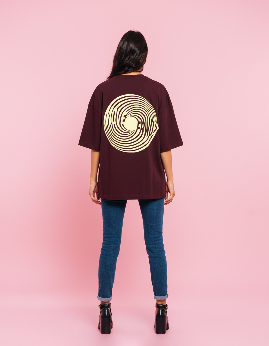 THGC Essentials Move Forward Oversized French Terry Womens T-shirt