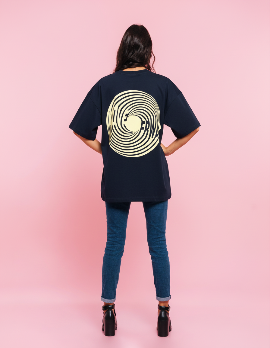 THGC Essentials Move Forward Oversized French Terry Womens T-shirt