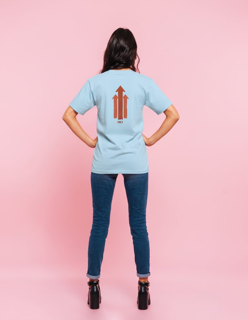 THGC Basics Only Up Classic Crew Neck Womens T-Shirt