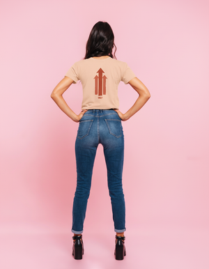 THGC Basics Only Up Classic Crew Neck Womens T-Shirt