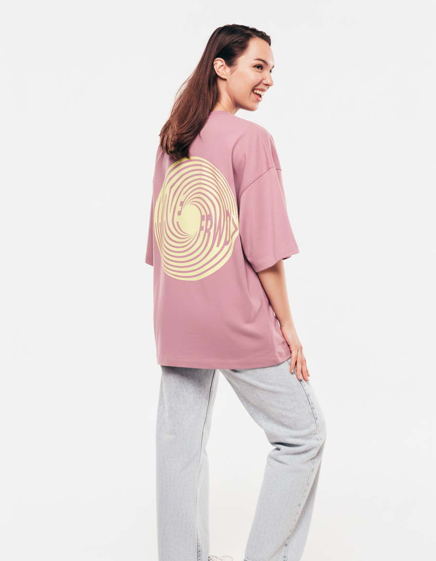 THGC Essentials Move Forward Oversized French Terry Womens T-shirt