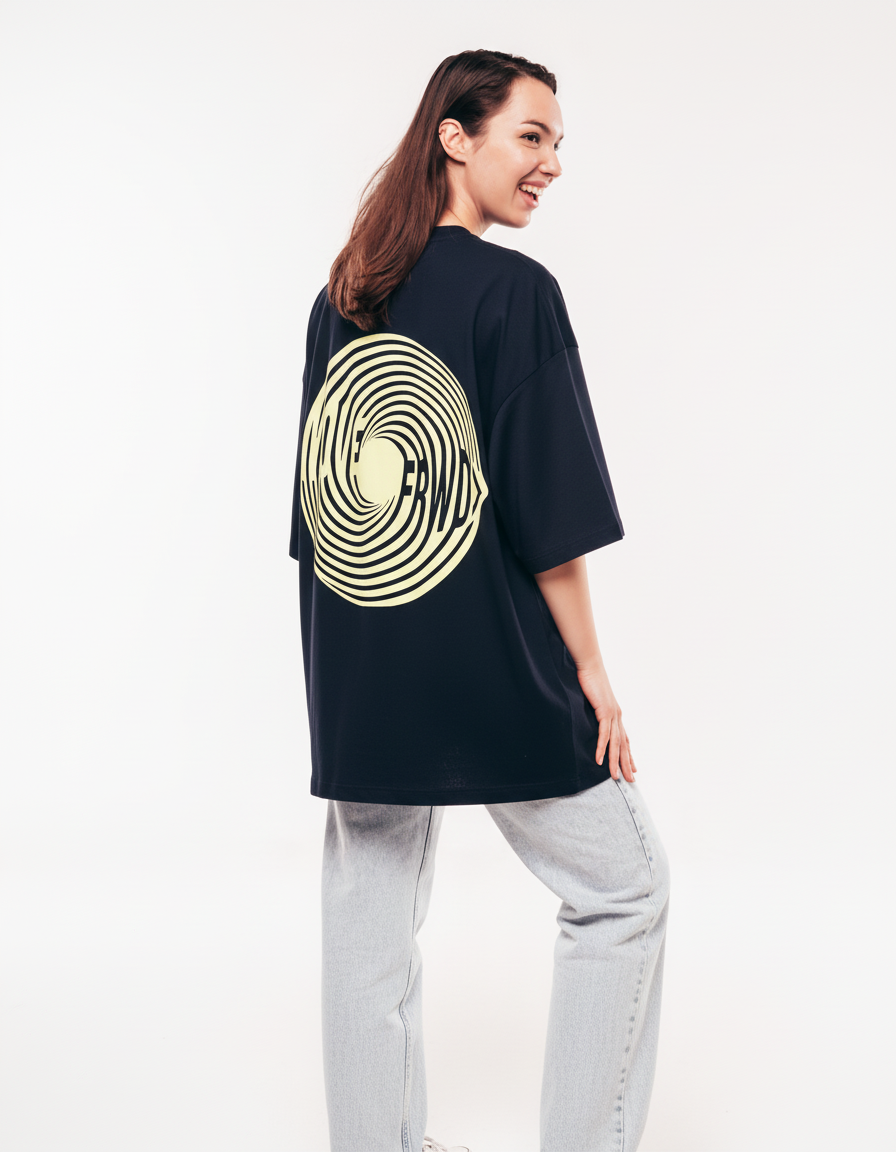 THGC Essentials Move Forward Oversized French Terry Womens T-shirt