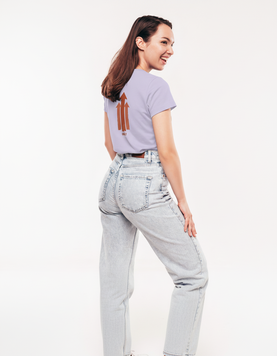 THGC Basics Only Up Classic Crew Neck Womens T-Shirt