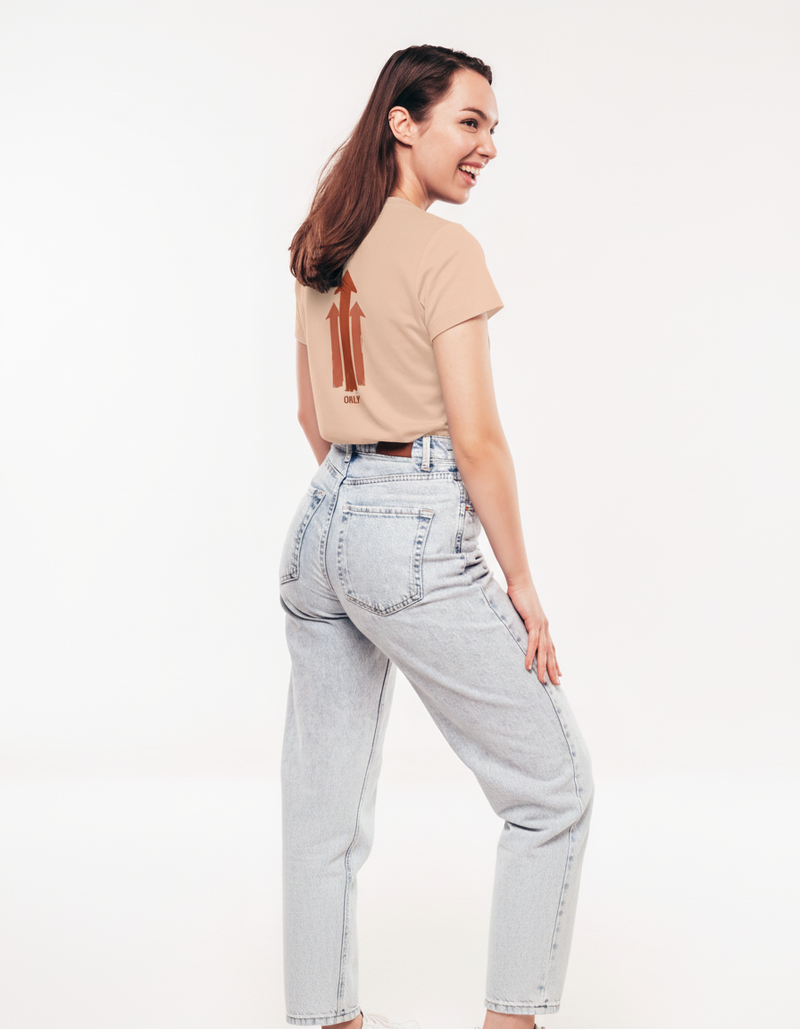 THGC Basics Only Up Classic Crew Neck Womens T-Shirt