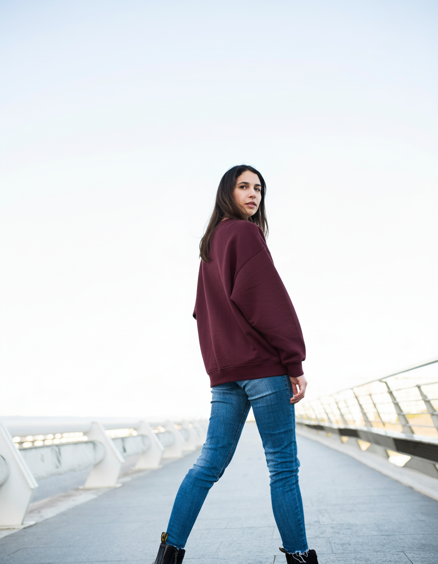 THGC Essentials – FRWD Dark Edition Oversized Womens Sweatshirt