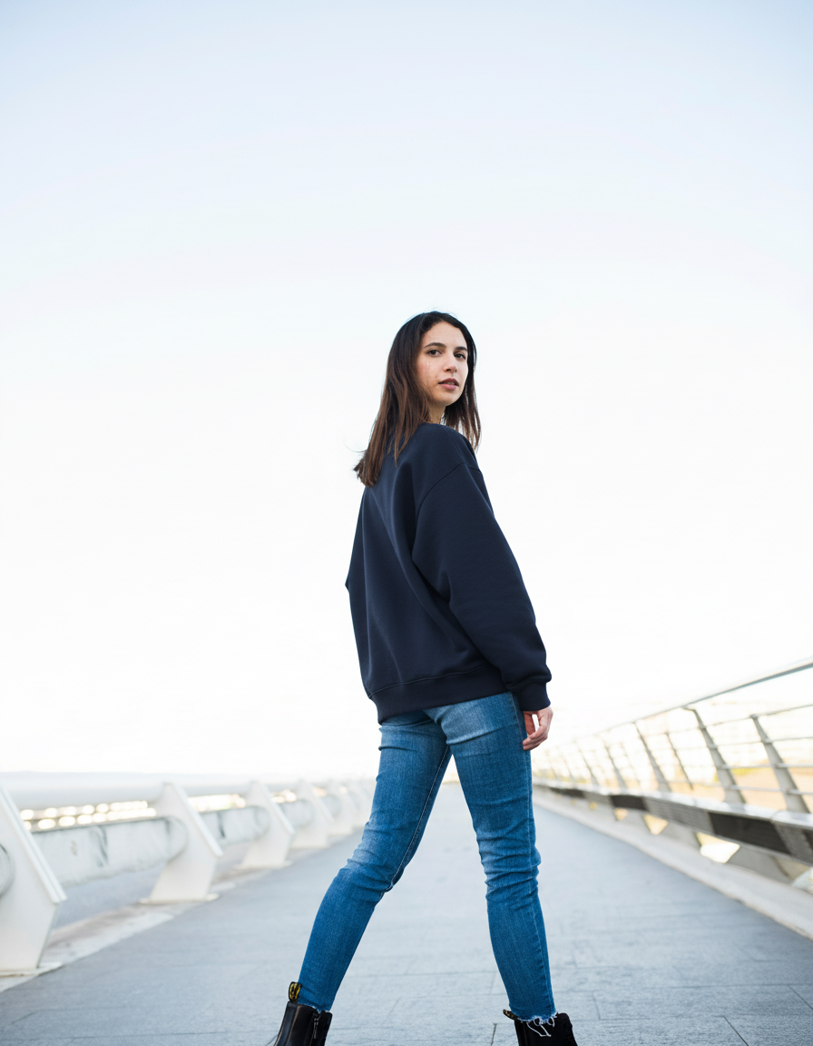 THGC Essentials – FRWD Dark Edition Oversized Womens Sweatshirt