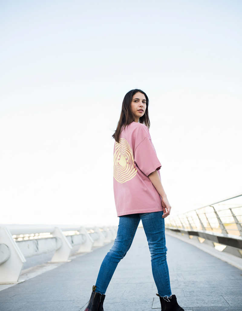 THGC Essentials Move Forward Oversized French Terry Womens T-shirt