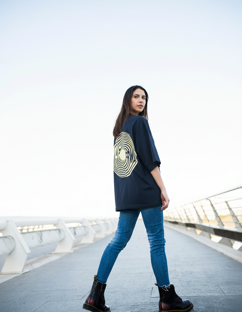 THGC Essentials Move Forward Oversized French Terry Womens T-shirt