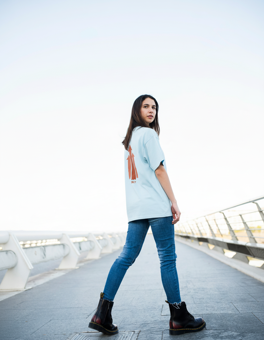 THGC Basics Only Up Classic Crew Neck Womens T-Shirt