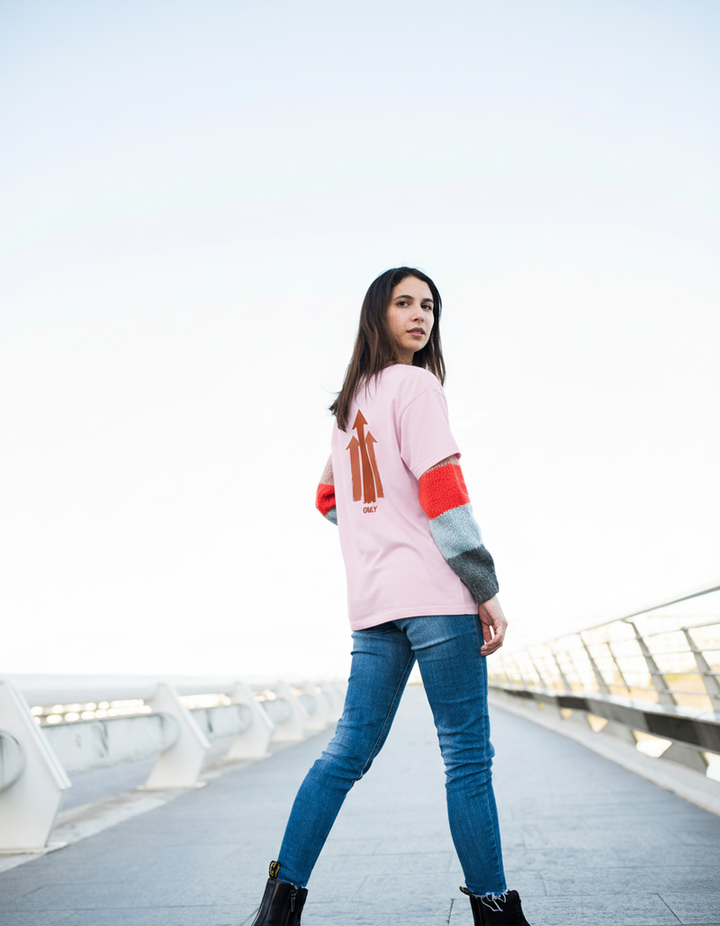 THGC Basics Only Up Classic Crew Neck Womens T-Shirt