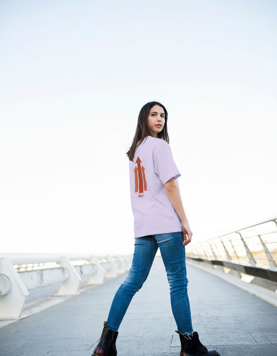 THGC Basics Only Up Classic Crew Neck Womens T-Shirt