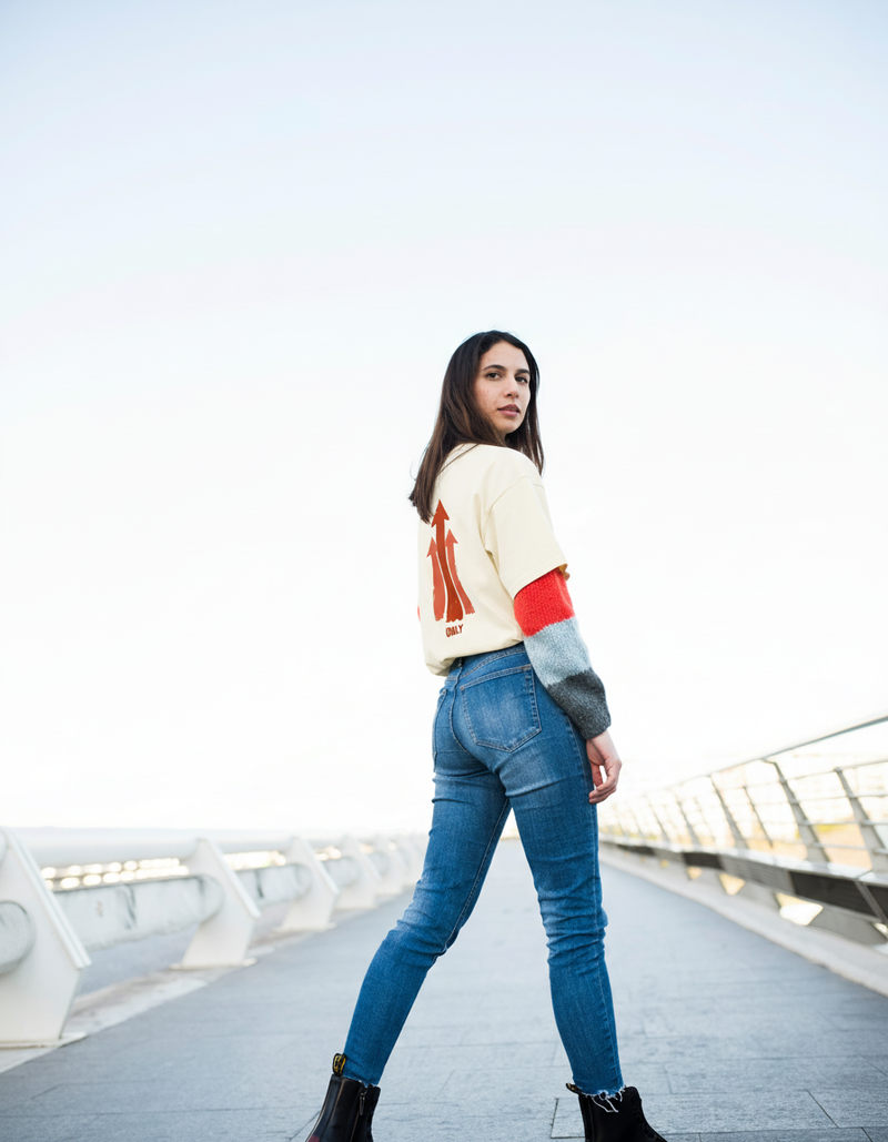 THGC Basics Only Up Classic Crew Neck Womens T-Shirt