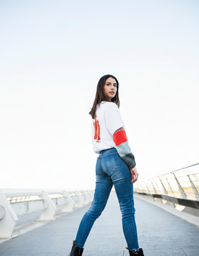 THGC Basics Only Up Classic Crew Neck Womens T-Shirt