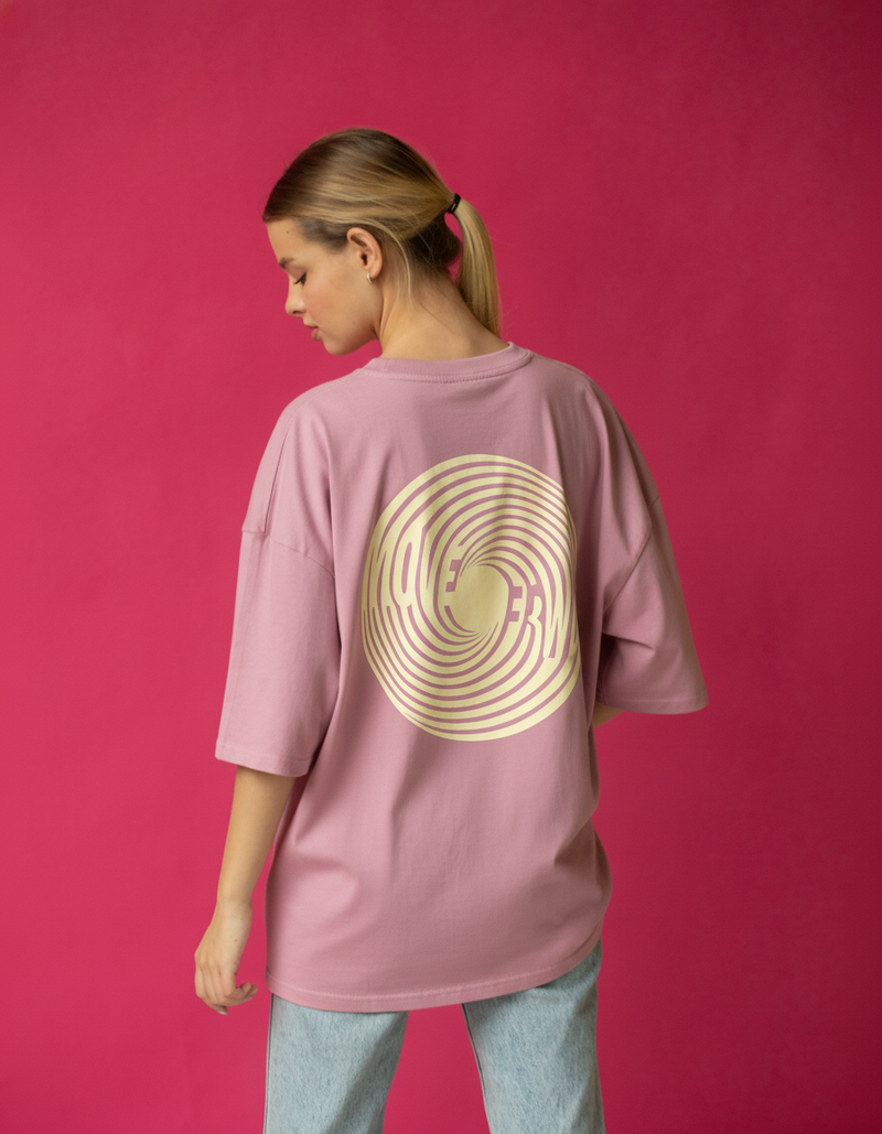 THGC Essentials Move Forward Oversized French Terry Womens T-shirt