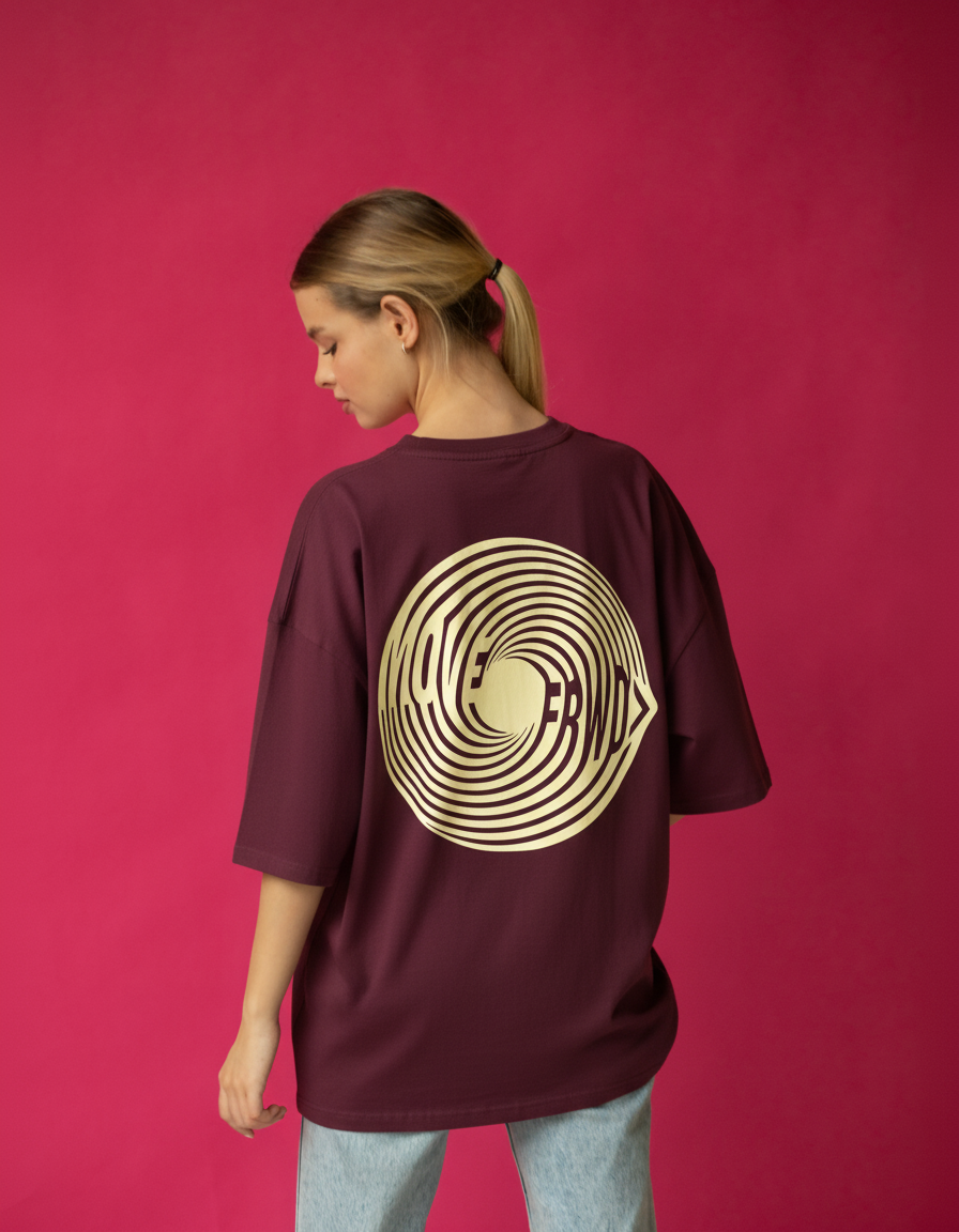 THGC Essentials Move Forward Oversized French Terry Womens T-shirt