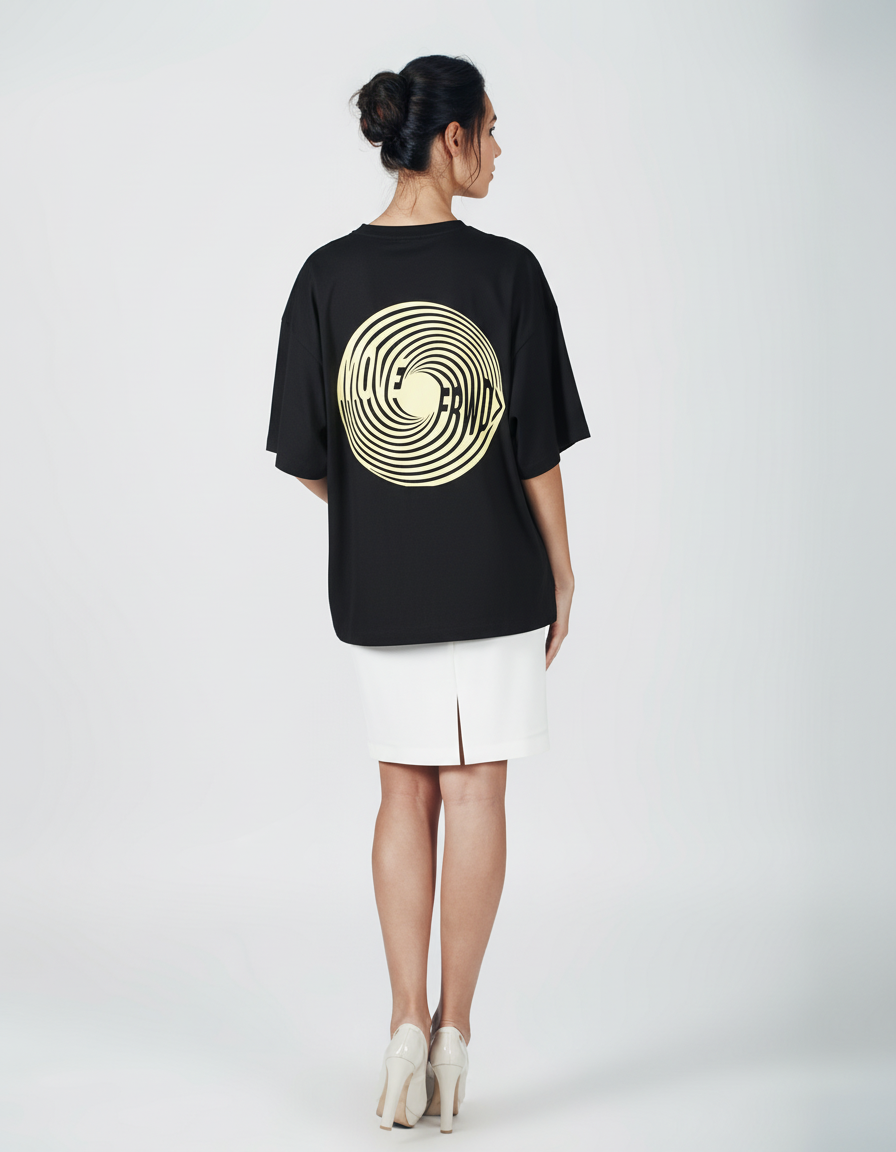 THGC Essentials Move Forward Oversized French Terry Womens T-shirt