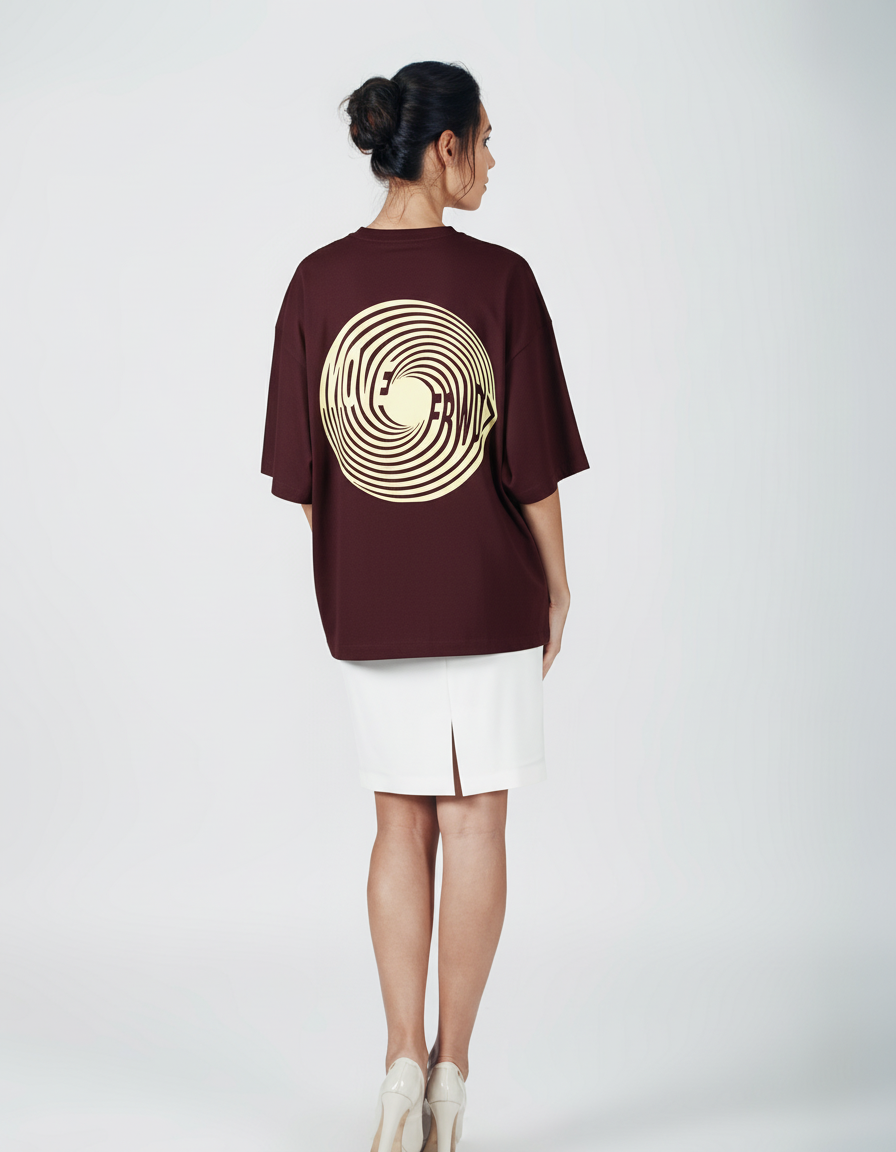 THGC Essentials Move Forward Oversized French Terry Womens T-shirt