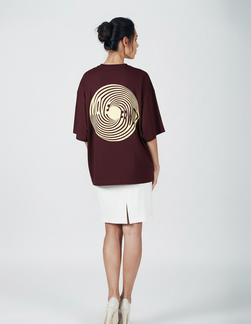 THGC Essentials Move Forward Oversized French Terry Womens T-shirt